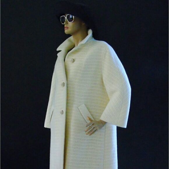 Retro Swing Dress Coat 1950s Opera Church Coat - Picture 1 of 5